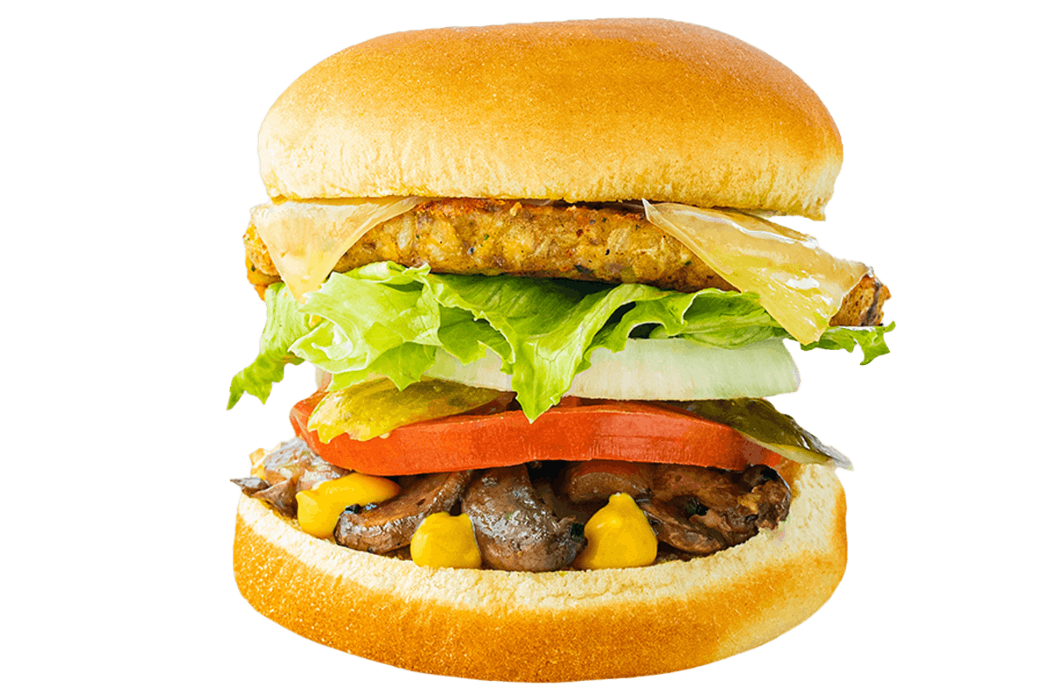 Single Veggie Burger photo