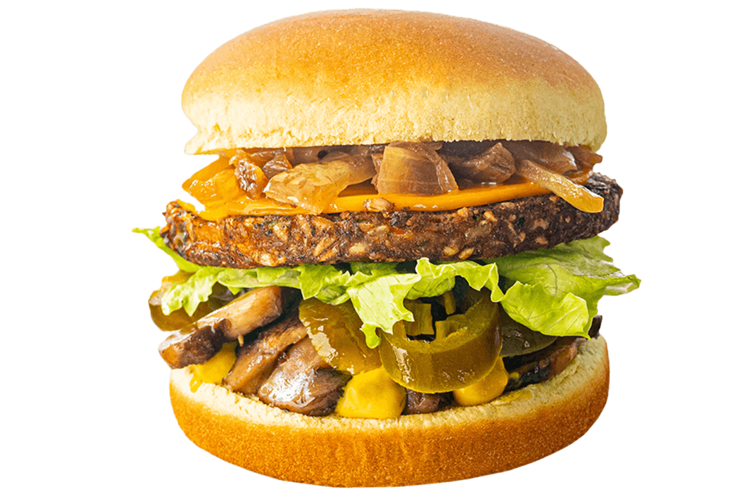 Single Vegan Burger photo