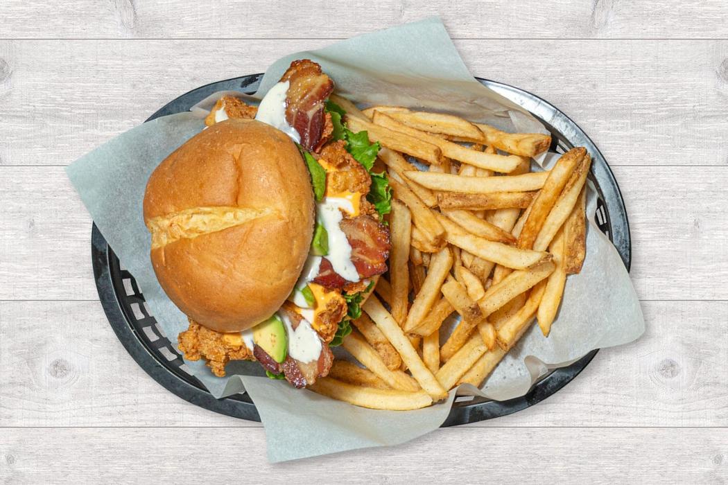 Chicken, Bacon, Avocado Sandwich photo