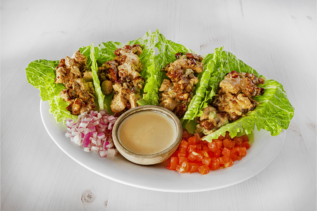 Lunch Chicken Salad Lettuce Wraps photo
