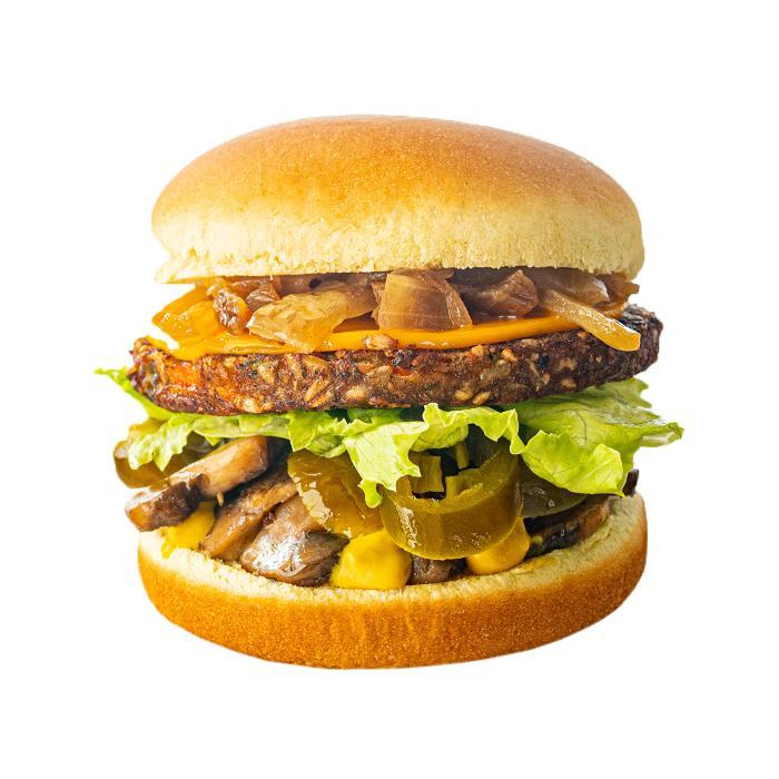 Single Vegan Burger photo