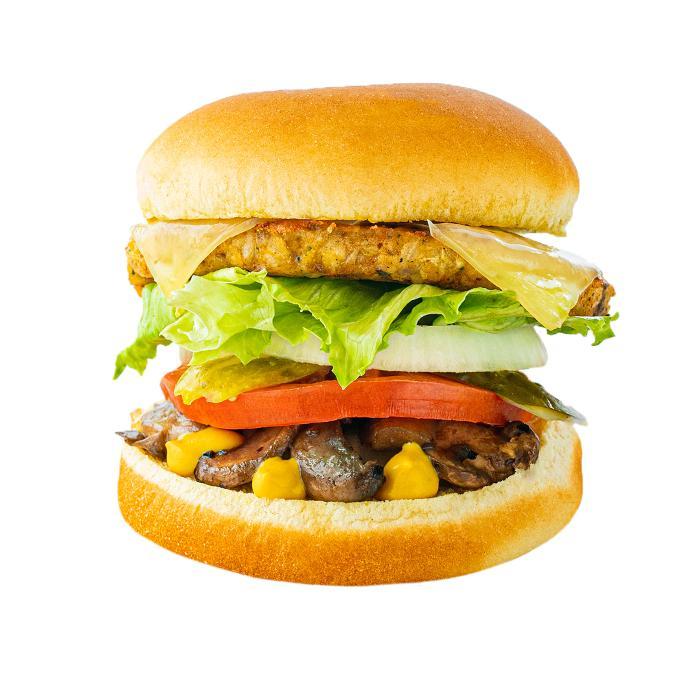 Single Veggie Burger photo